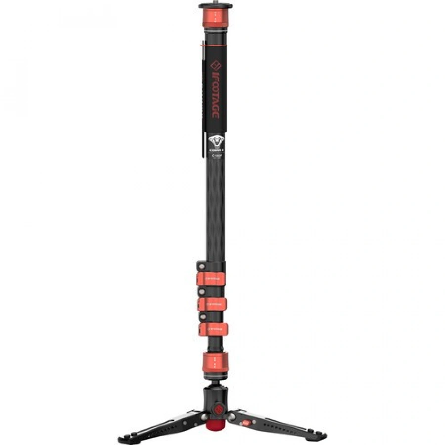 iFootage Cobra 3 Carbon Fiber Monopod with Mini Tripod Base