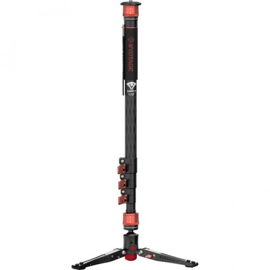iFootage Cobra 3 Carbon Fiber Monopod with Mini Tripod Base