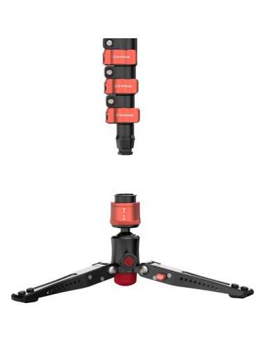 iFootage Cobra 3 Carbon Fiber Monopod with Mini Tripod Base