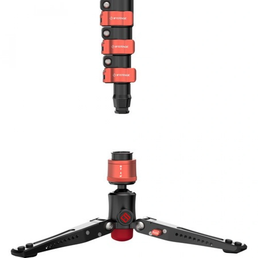 iFootage Cobra 3 Carbon Fiber Monopod with Mini Tripod Base