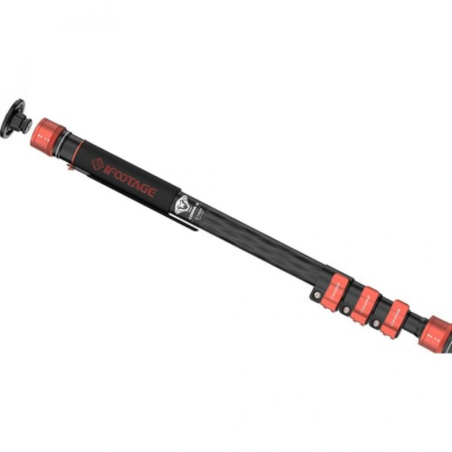 iFootage Cobra 3 Carbon Fiber Monopod with Mini Tripod Base
