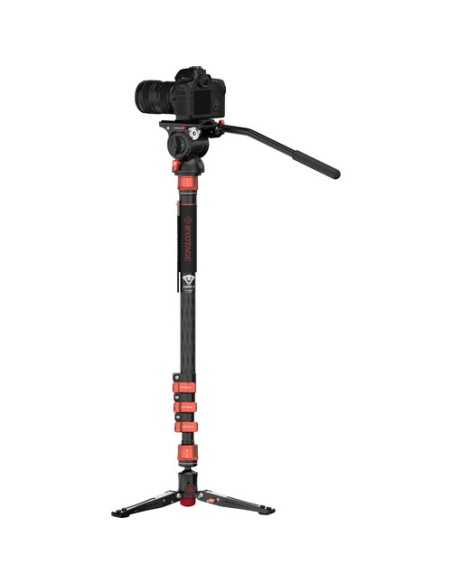 iFootage Cobra 3 Carbon Fiber Monopod with Mini Tripod Base
