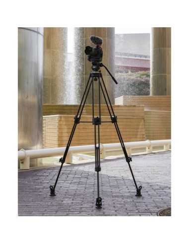 E-Image EG01A2 Two-Stage Aluminum Tripod System with GH01 Pan/Tilt Fluid Head