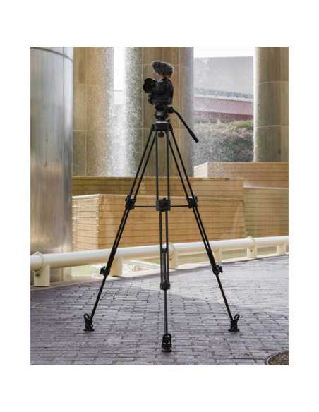 E-Image EG01A2 Two-Stage Aluminum Tripod System with GH01 Pan/Tilt Fluid Head
