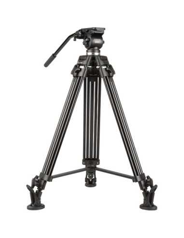 E-Image EG01A2 Two-Stage Aluminum Tripod System with GH01 Pan/Tilt Fluid Head