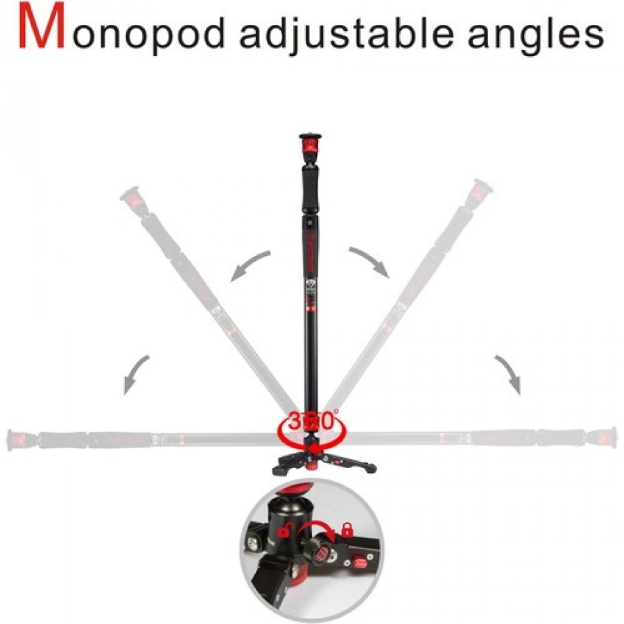 iFootage Cobra 2 Strike A150S II Telescopic Monopod | Dubai