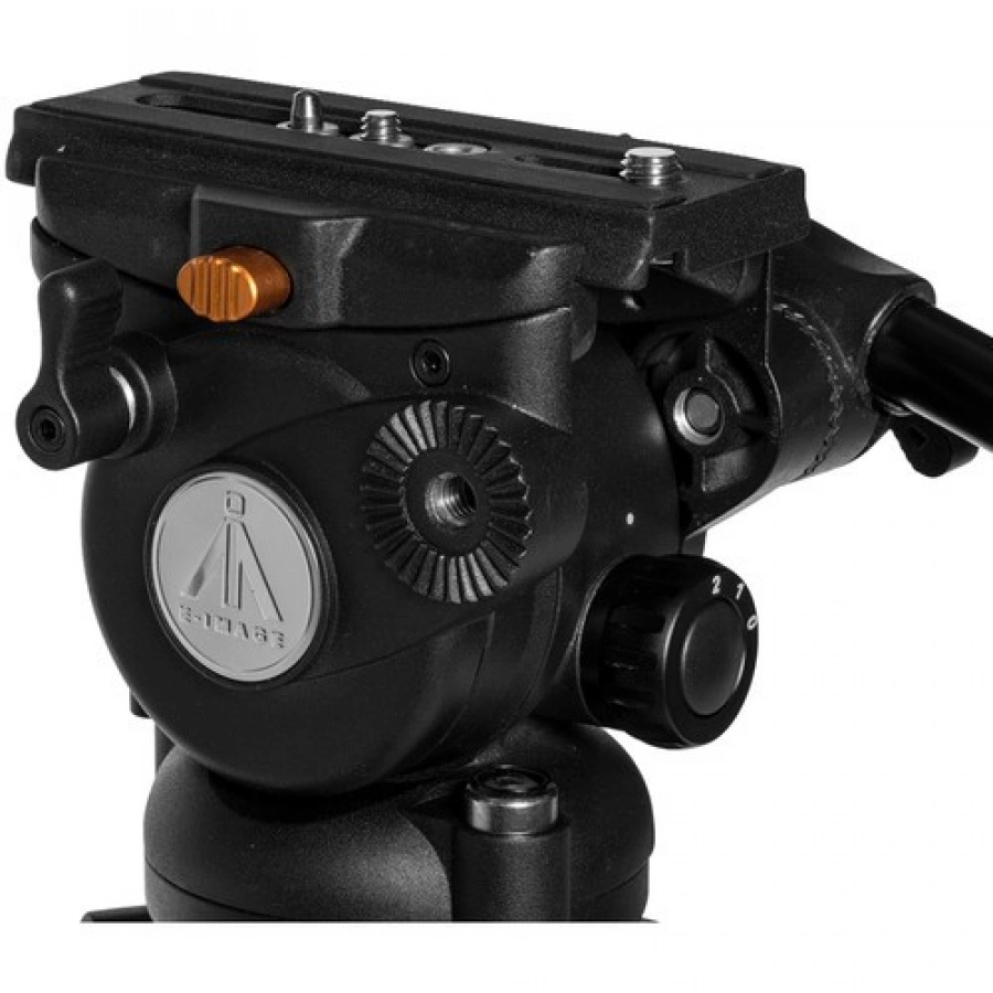 E-Image EG05A2 Two-Stage Aluminum Tripod with GH05 Head (75mm)