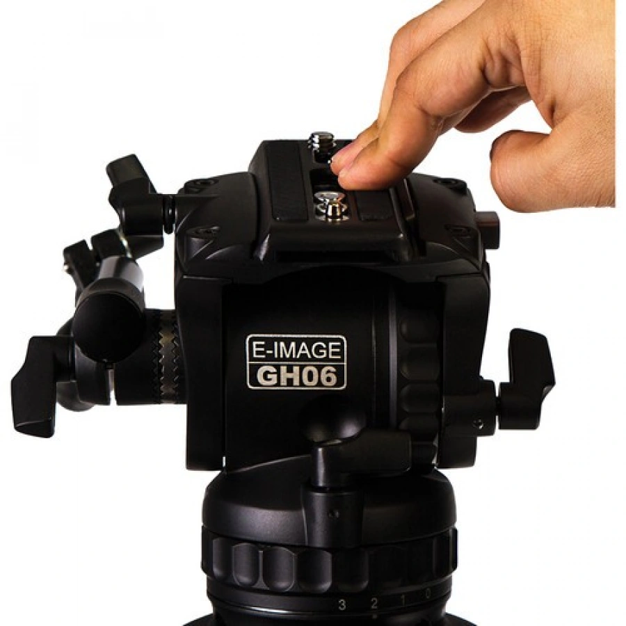 E-Image 2-Stage Aluminum Tripod with GH06 Head