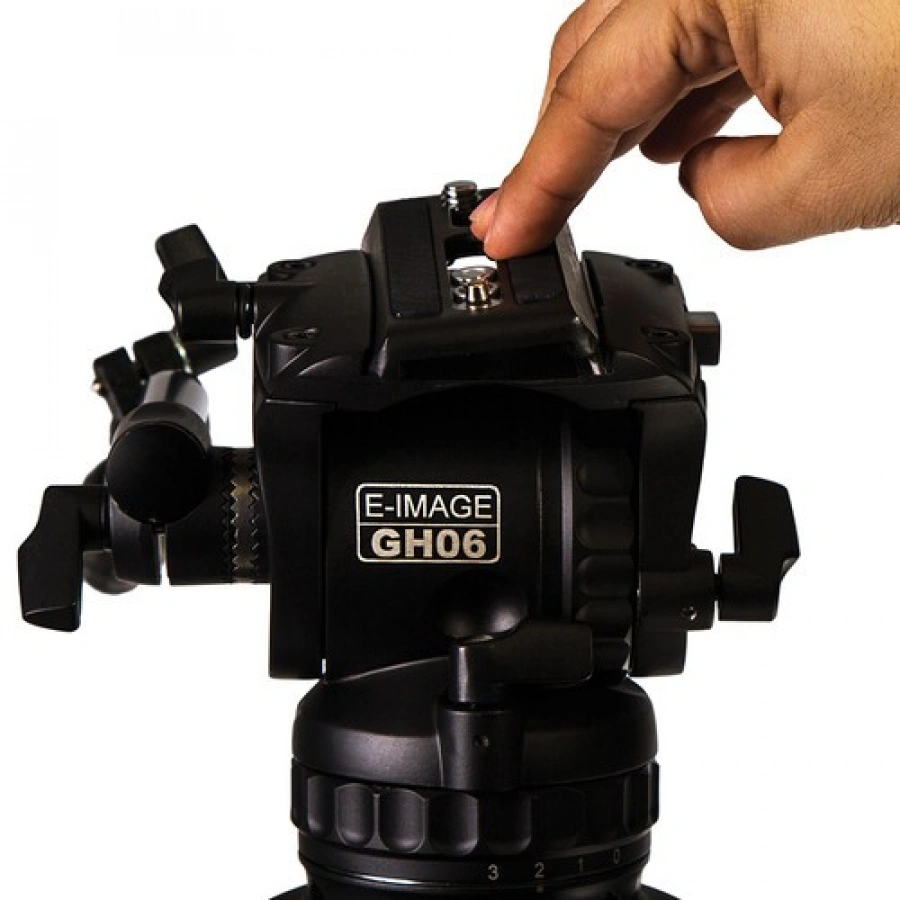 E-Image 2-Stage Aluminum Tripod with GH06 Head