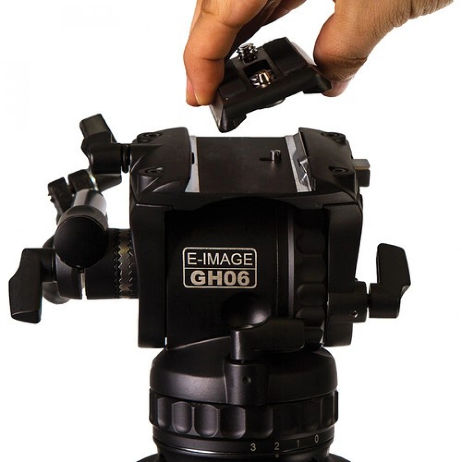 E-Image 2-Stage Aluminum Tripod with GH06 Head