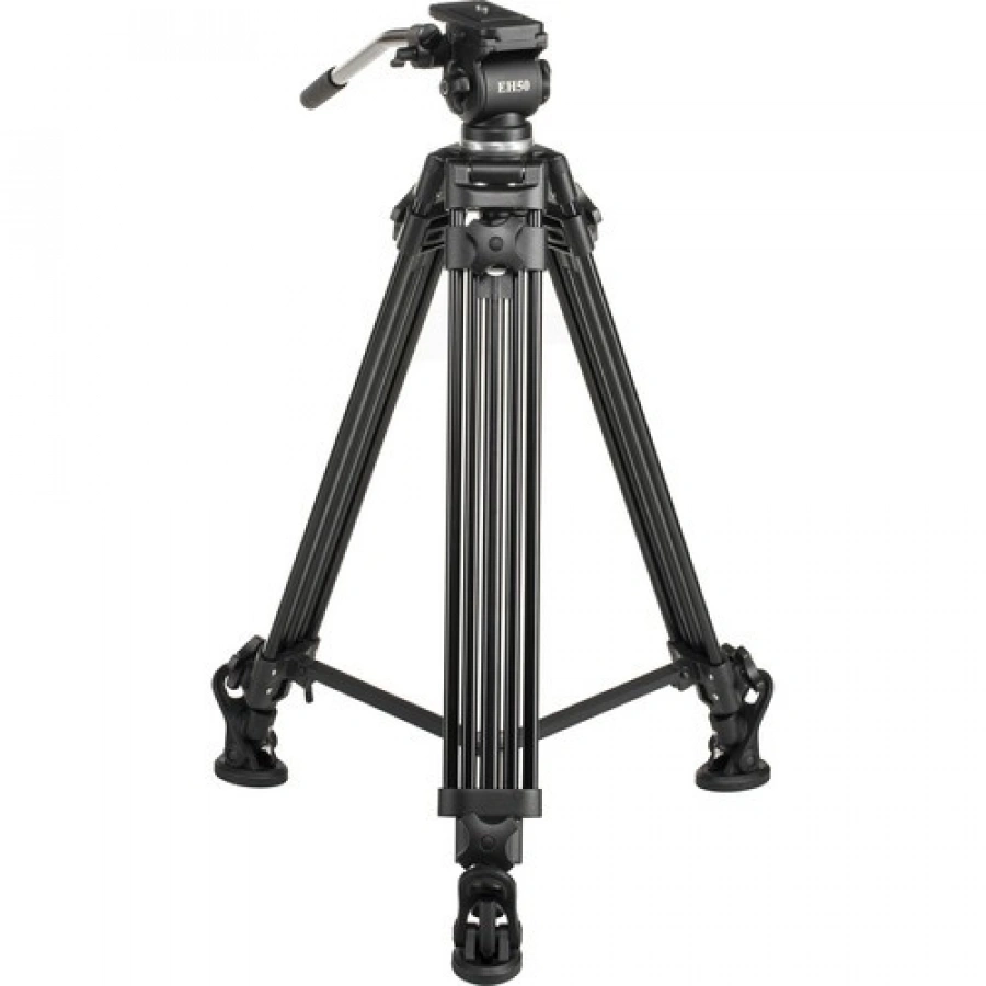 E-Image EK50AAM Fluid Drag Video Head and Tripod