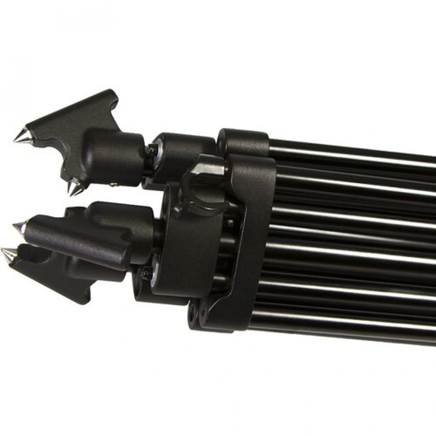 E-Image 2-Stage Aluminum Tripod, Fluid Head, and Dolly Kit (15.4 lb Payload)
