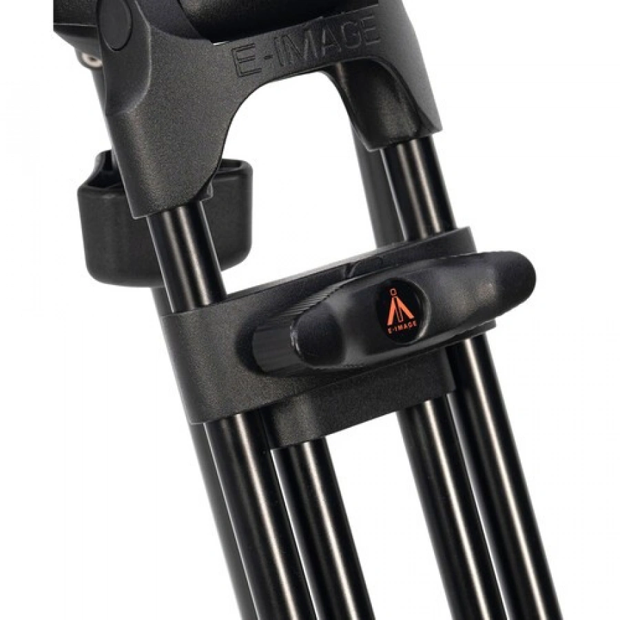 E-Image 2-Stage Aluminum Tripod, Fluid Head, and Dolly Kit (15.4 lb Payload)