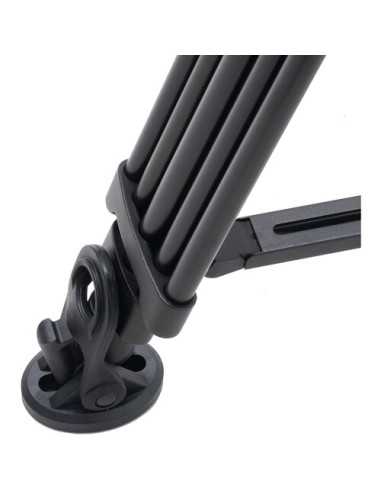 E-Image 2-Stage Aluminum Fluid Head Tripod Kit