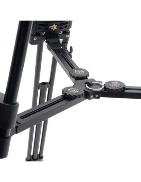 E-Image 2-Stage Aluminum Fluid Head Tripod Kit