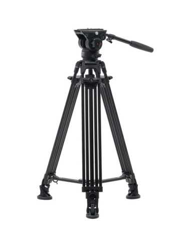 E-Image 2-Stage Aluminum Fluid Head Tripod Kit