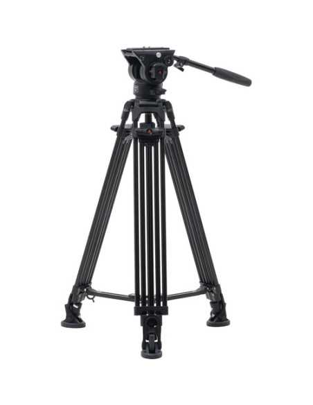 E-Image 2-Stage Aluminum Fluid Head Tripod Kit