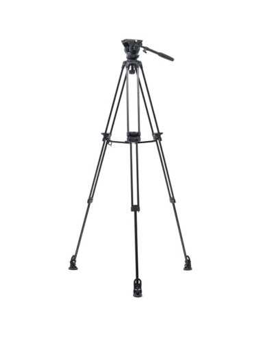 E-Image 2-Stage Aluminum Fluid Head Tripod Kit
