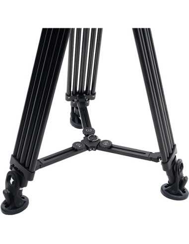 E-Image 2-Stage Aluminum Fluid Head Tripod Kit