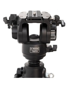 E-Image 2-Stage Aluminum Tripod with 780FH Fluid Head and Dolly Kit