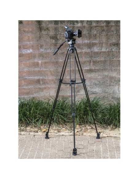 E-Image EG08A2 2-Stage Aluminum Tripod System with GH08 Fluid Head (75mm)