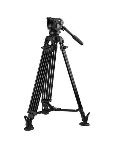 E-Image EG08A2 2-Stage Aluminum Tripod System with GH08 Fluid Head (75mm)