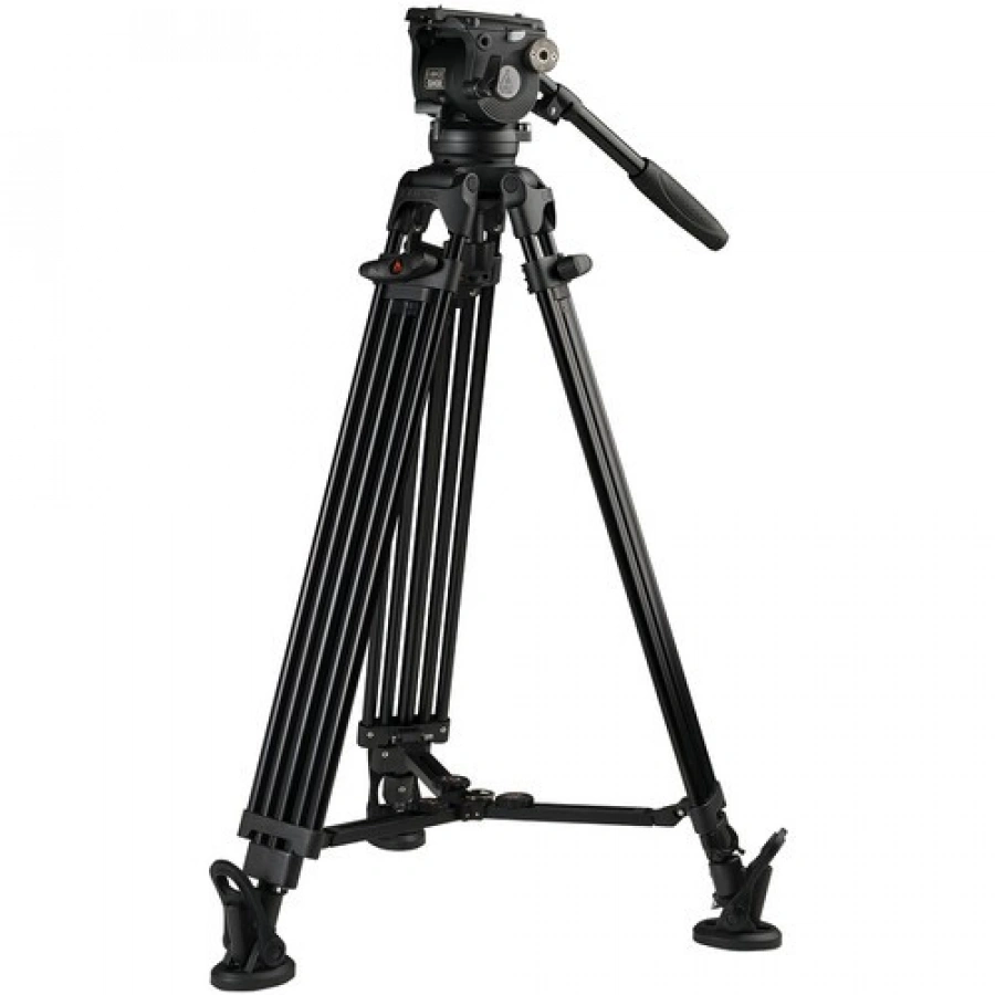 E-Image EG08A2 2-Stage Aluminum Tripod with GH08 Fluid Head 75mm