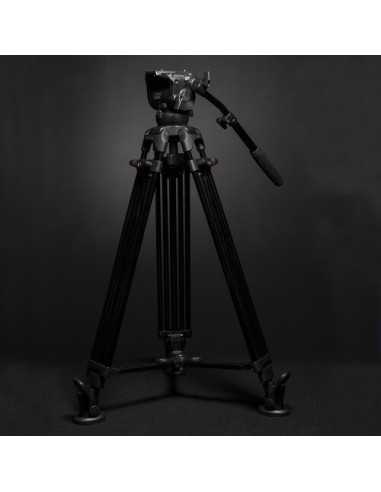 E-Image EG08A2 2-Stage Aluminum Tripod System with GH08 Fluid Head (75mm)