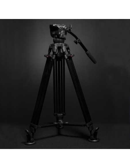 E-Image EG08A2 2-Stage Aluminum Tripod System with GH08 Fluid Head (75mm)