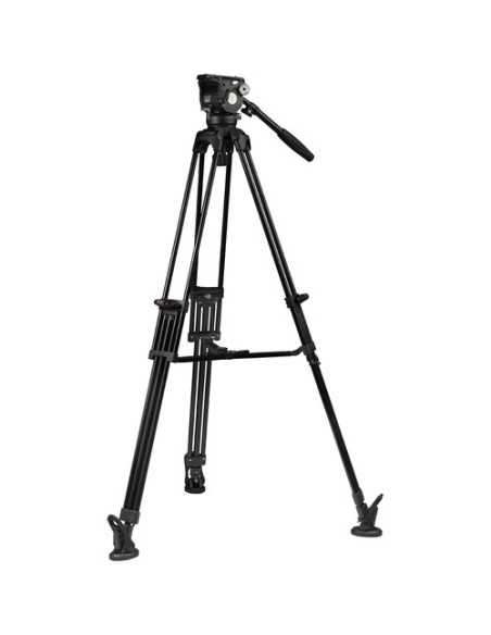 E-Image EG08A2 2-Stage Aluminum Tripod System with GH08 Fluid Head (75mm)