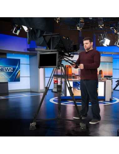 E-Image EI-7080-AAD 2-Stage Aluminum Tripod & Dolly Studio Kit