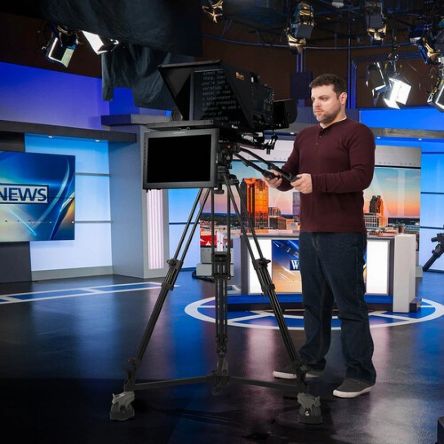 E-Image EI-7080-AAD 2-Stage Aluminum Tripod & Dolly Studio Kit