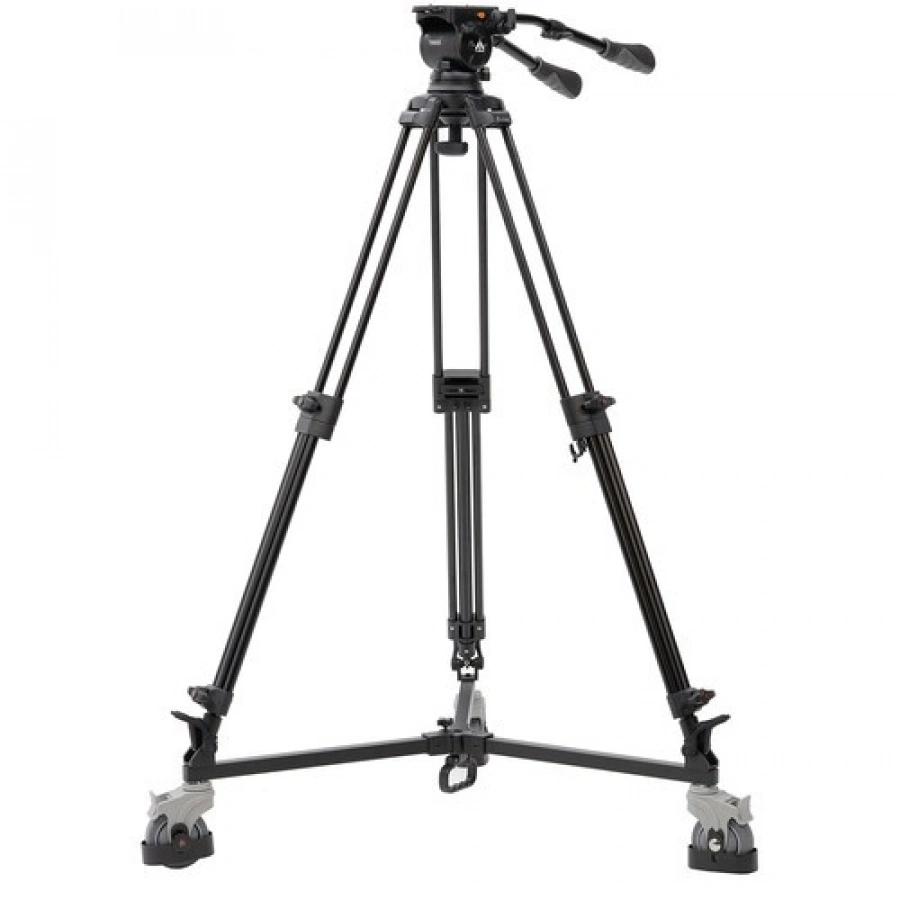 E-Image EI-7100-AAD 2-Stage Aluminum Tripod and Dolly Studio Kit