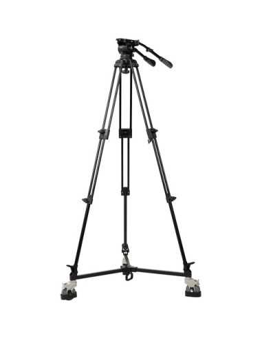 E-Image EI-7100-AAD 2-Stage Aluminum Tripod and Dolly Studio Kit
