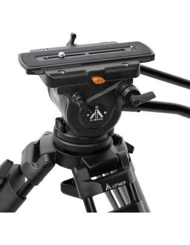 E-Image EI-7100-AAD 2-Stage Aluminum Tripod and Dolly Studio Kit