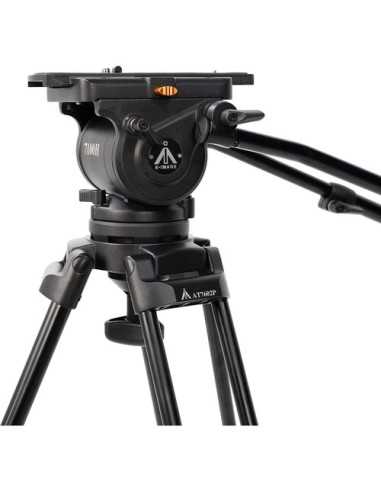 E-Image EI-7100-AAD 2-Stage Aluminum Tripod and Dolly Studio Kit
