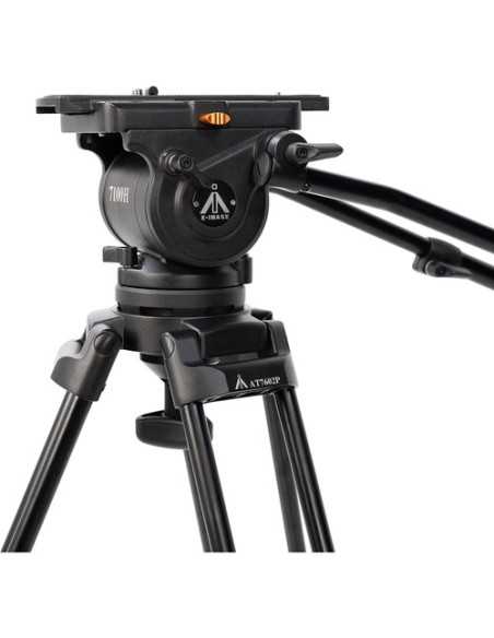 E-Image EI-7100-AAD 2-Stage Aluminum Tripod and Dolly Studio Kit