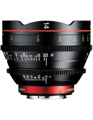 Canon CN-E 14mm T3.1 L F Cinema Prime Lens (EF Mount) | Cine Lenses | CAM TOOLS Middle East | Canon