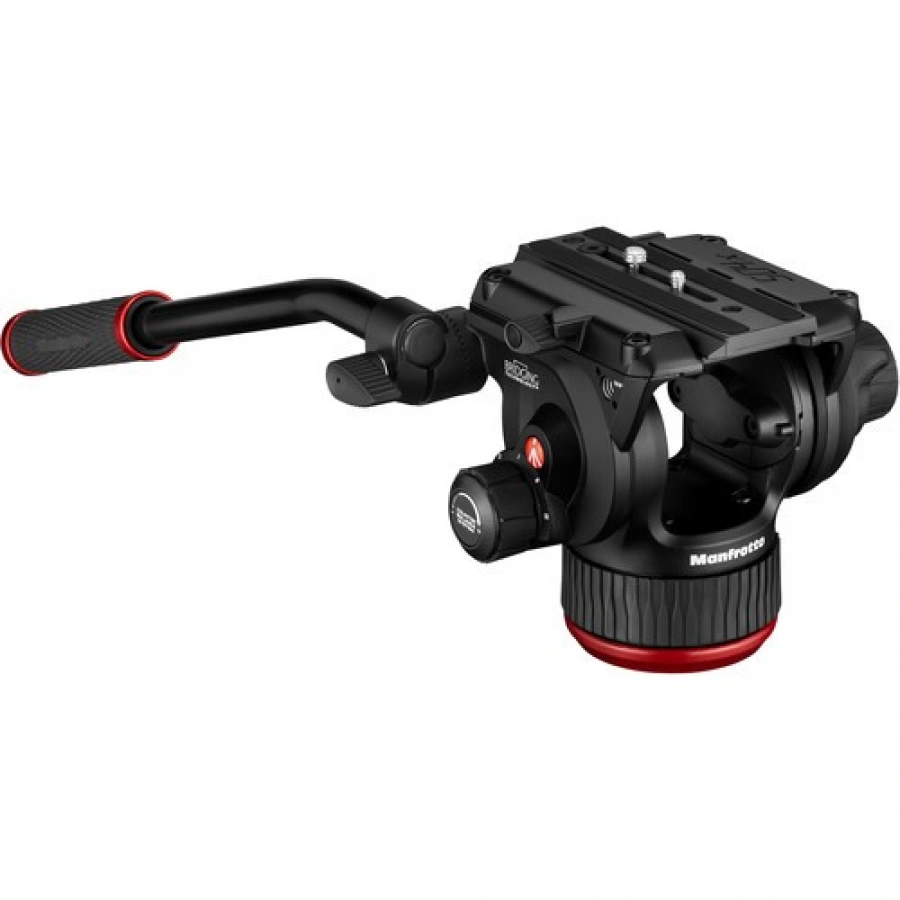 Manfrotto 504X Fluid Video Head with Alu Twin leg tripod GS