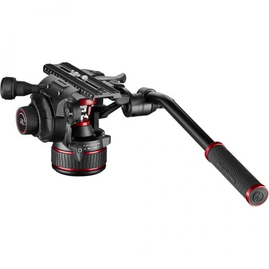 Manfrotto Nitrotech 612 Video Head With Aluminium Twin Leg Ground Spreader Tripod Kit