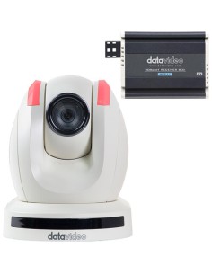 Datavideo PTC-150TWL PTZ Camera with HBT-11 HDBaseT Receiver (White)