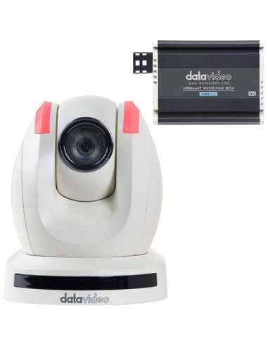 Datavideo PTC-150TWL PTZ Camera with HBT-11 HDBaseT Receiver (White) | PTZ Cameras | CAM TOOLS Middle East | Data Video