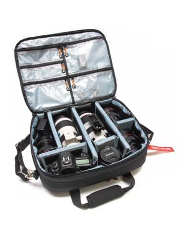 CineBags CB-27 Lens Smuggler Bag (Black/Charcoal)