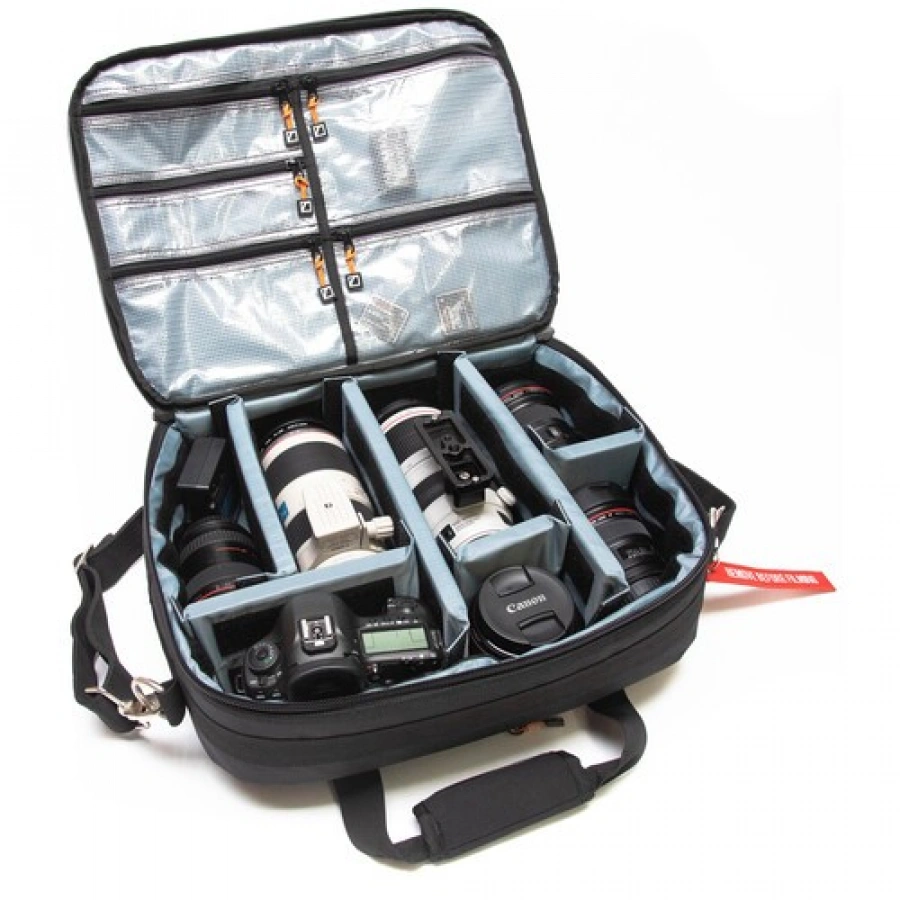 CineBags CB-27 Lens Smuggler Bag (Black/Charcoal)