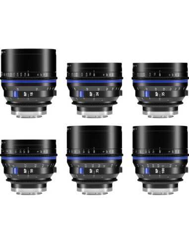 ZEISS Nano Prime 6-Lens Set (Sony E, Meters) | Cine Lenses | CAM TOOLS Middle East | ZEISS