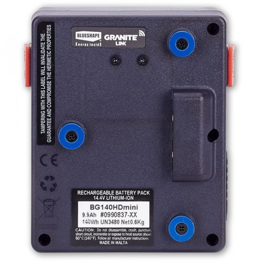 BLUESHAPE GRANITE MINI M2 14.4V 143Wh Gold Mount Battery