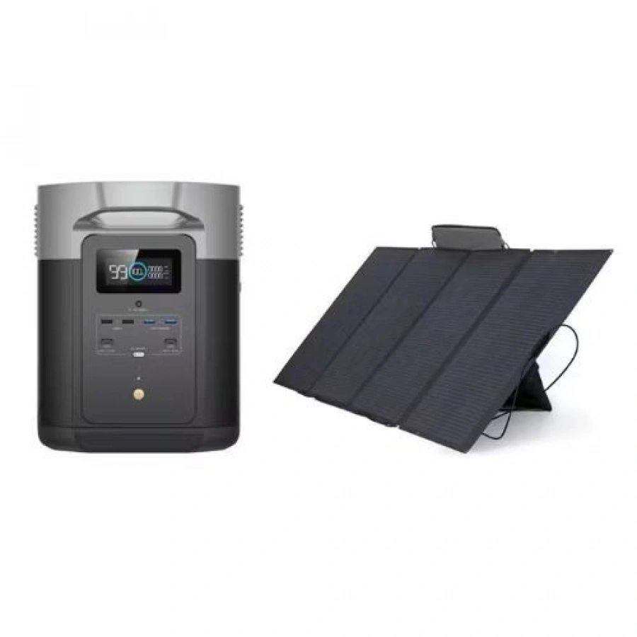 EcoFlow DELTA MAX 2000 Portable Power Station with 400W Solar Panel