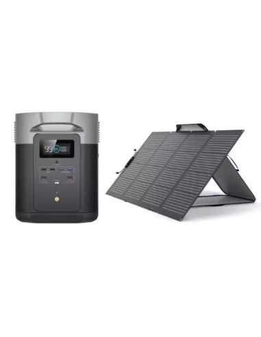 EcoFlow DELTA MAX  2000 Portable Power Station (2400W,2016Wh) + Ecoflow Solar Panel - 220W | Battery | CAM TOOLS Middle East | EcoFlow