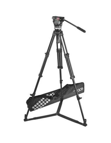 Sachtler Ace Fluid Head with 2-Stage Aluminum Tripod & On-Ground Spreader | Photography Tripods | CAM TOOLS Middle East | Sachtler