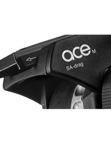 Sachtler Ace Fluid Head with 2-Stage Aluminum Tripod & On-Ground Spreader